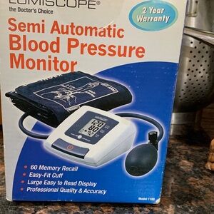 Semi Automatic Blood Pressure Monitor